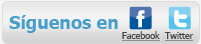 Síguenos en facebook y twitter