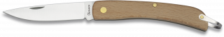 NAVAJA CAMPAÑA MADERA. INOX. 7.2 CM