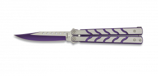 Pocket knife butterfly ALBAINOX purple