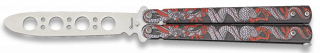 Couteau papillon Albainox Serpent rouge