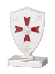 Display forma Escudo Templario.