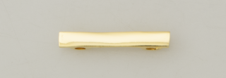 Barrette permanence GOE. Dorée