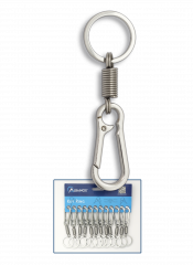 Albainox spring snap hook key-ring