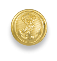 Metal button for uniform. Spanish Navy