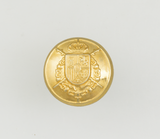 Metal button for uniform. Casa Real (SP)