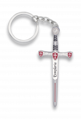 TOLE10 key-ring. TEMPLAR SWORD 8.3 cm
