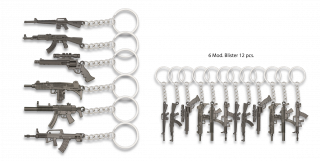 Llavero Armas Blister 12 pzs