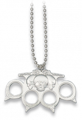 colgante calavera plata.