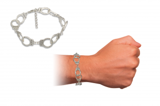 Zinc handcuffs bracelet