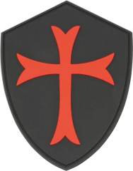 Patch Croix rouge 7x9 cm avec velcro