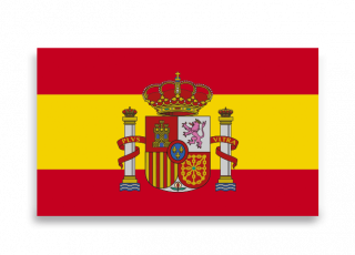 Wax drop sticker. Spanish shield. Big