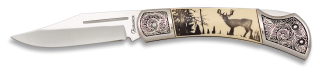 Albainox pocket knife decorated on both sides