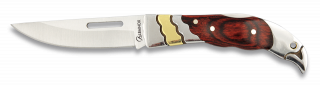 Albainoc penknife. Red mikarta.Blade 7.7
