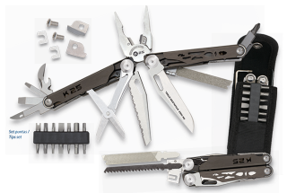 alicate K25 cachas titanio. 14 puntas in