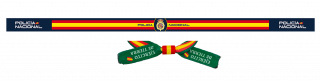 Pulsera Tela - POLICIA NACIONAL - 35x1.5