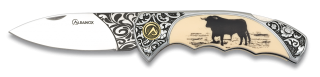 Decorated Pocket Knife both sides