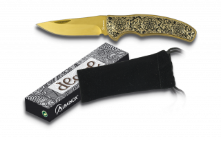 Pocket knife ALBAINOX golden 6.5 cm