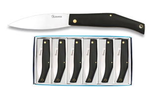 Caja de 6 navajas Albainox. 7 cm hoja