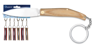 Albainox wood penknife key-ring