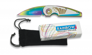 Rainbow pocket knife. Blade 6.4 cm