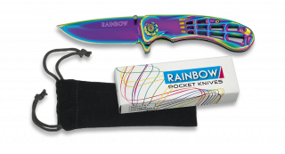 Navaja Rainbow Telaraña  FOS Hoja: 7 cm