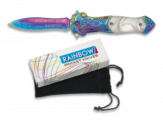navaja Rainbow FOS. hoja:9 cm