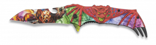 Navaja Albainox Relieve 3D Murciélago.