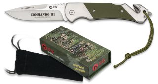 Tactical Commando K25 pocket knife. CNC