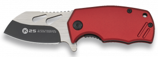 K25 MINI II red pocket knife. Clip