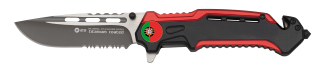navaja seguridad K25 Roja / negra. Con f
