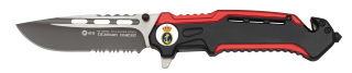 navaja seguridad K25 Roja / negra. Con f
