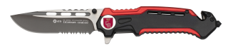 navaja seguridad K25 Roja / negra. Con f
