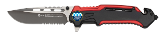 navaja seguridad K25 Roja / negra.