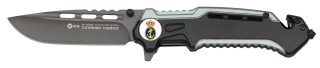 navaja seguridad K25 gris / negra. Con f
