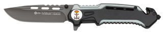 navaja seguridad K25 gris / negra. Con f