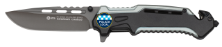 navaja seguridad K25 gris / negra. Con f