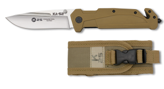 K25 KA-52 penknife. Rubbered handle. Coy