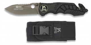 Tactical pocket knife. K25 blade: 6.7 cm