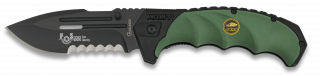 Albainox FOS pocket knife. Green army