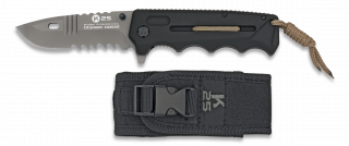 navaja k25 con sierra titanium. hoja:9.3