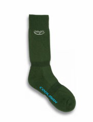 Chaussettes BARBARIC COOLMAX. Vert.  35/