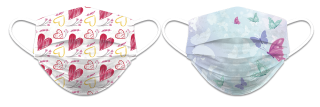 Mascarillas reversibles chica