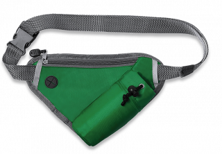 Barbaric green triangular fanny pack