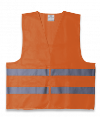 Barbaric orange reflective vest. Size:XL