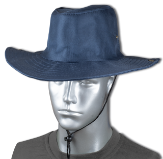 Chapeau bleu foncé