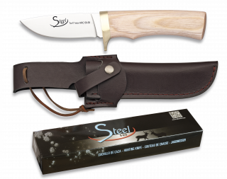 CUCHILLO albainox. funda piel. H: 8.5