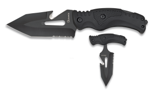 Cuchillo Tactico Skinner Albainox. Negro