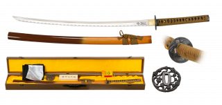 Katana Acero carbono. h: 72 cm
