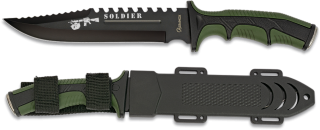 Tactical knife ALBAINOX SOLDIER green