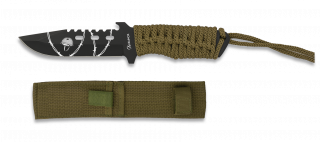 cuchillo tactico encordado